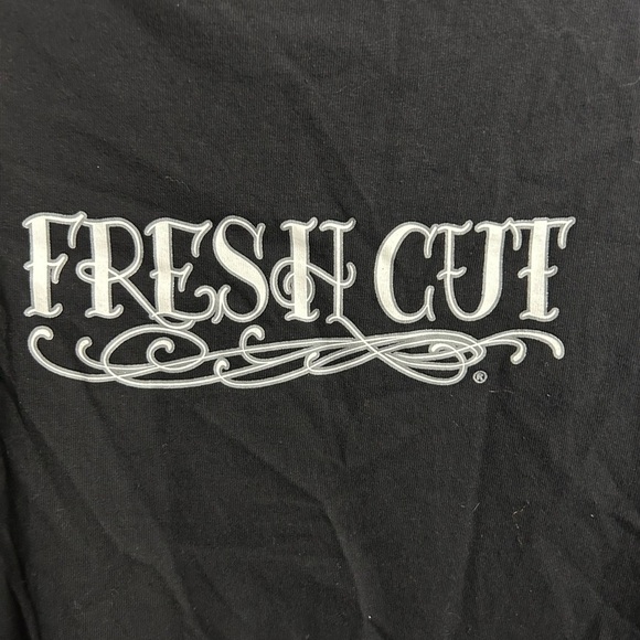 Fresh Cut David Gonzales Art Men’s Black Cotton Short Sleeve Graphic Tee 3XL - Picture 7 of 8